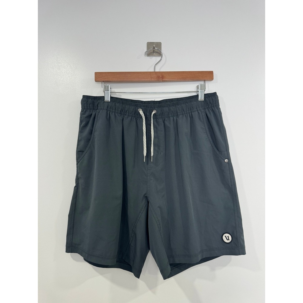 Vuori Mens Grey Kore Shorts Athletic Lined Training XL